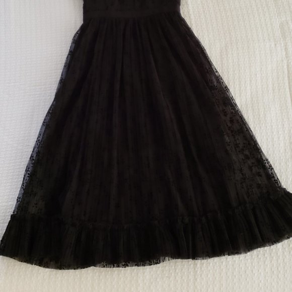 J. Crew Black Lace Party Dress - Picture 2 of 3